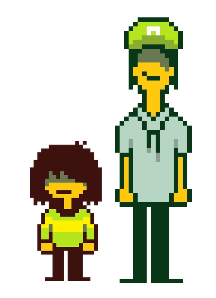 Kris father leaked
#Deltarune
#pixelart 
#Fernanfloo