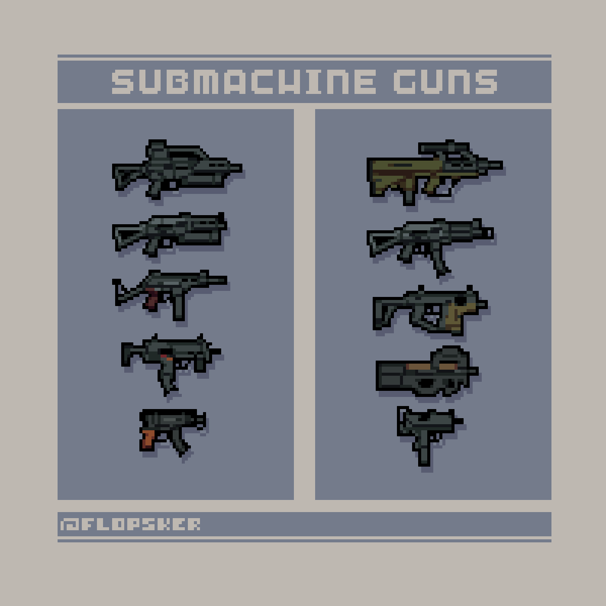 Submachine guns