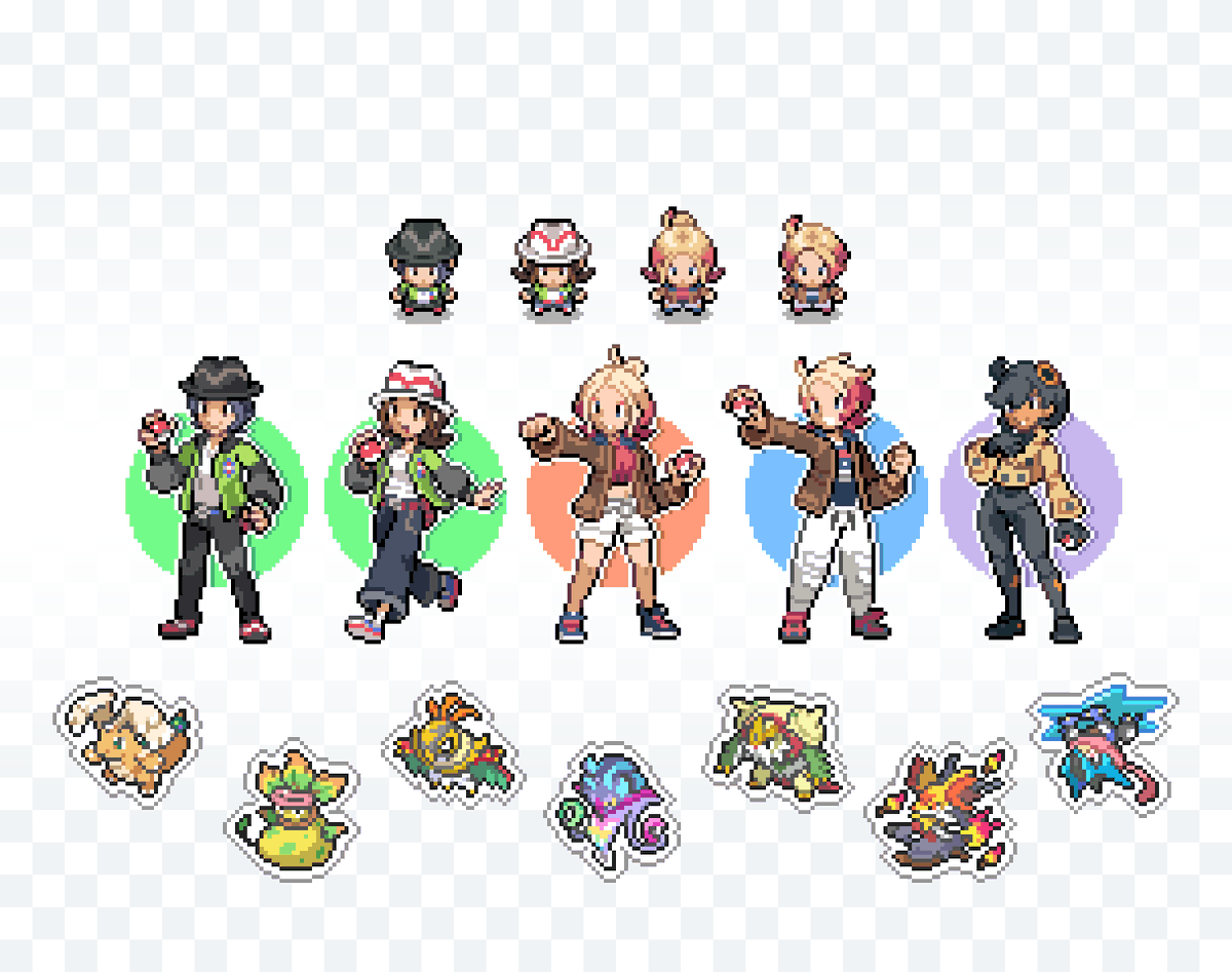 Pokemon Legends ZA hype (plus some mega evolutions icon sprites)