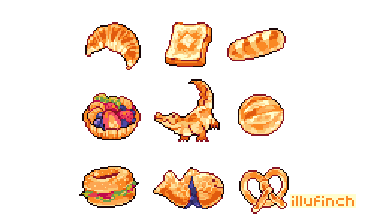 Food Pixel Art