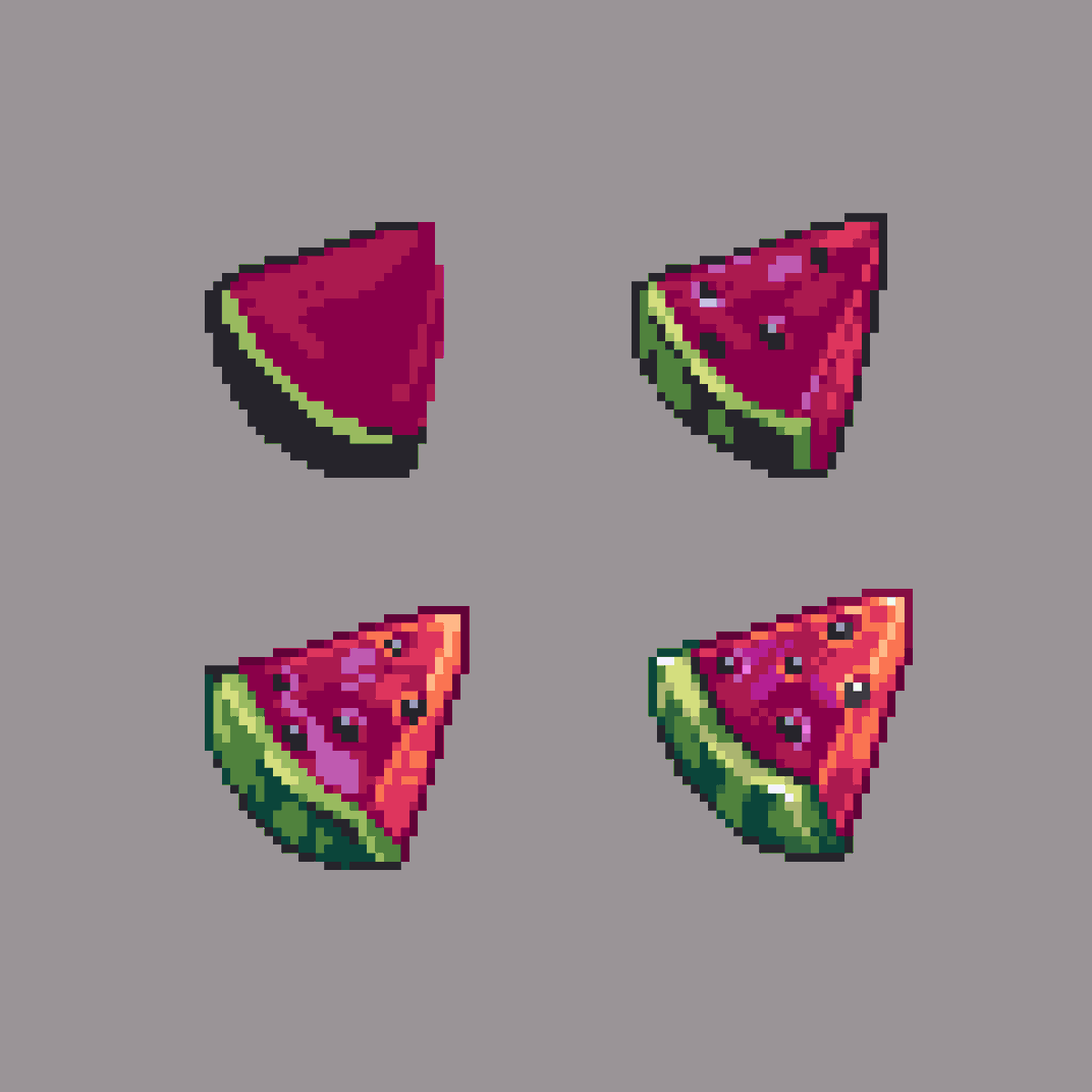 Quick process pic of a watermelon