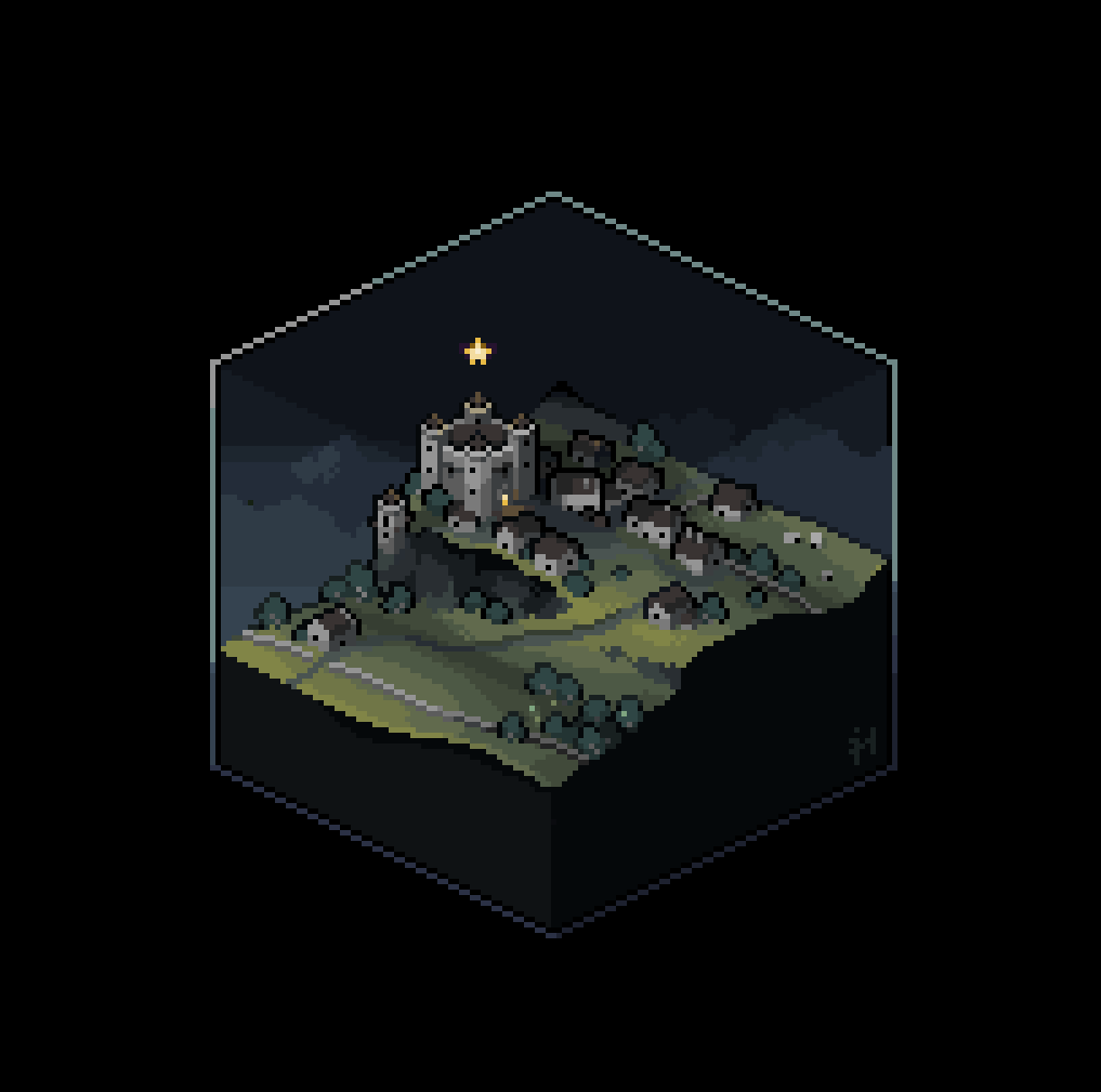 alt version of the castle diorama