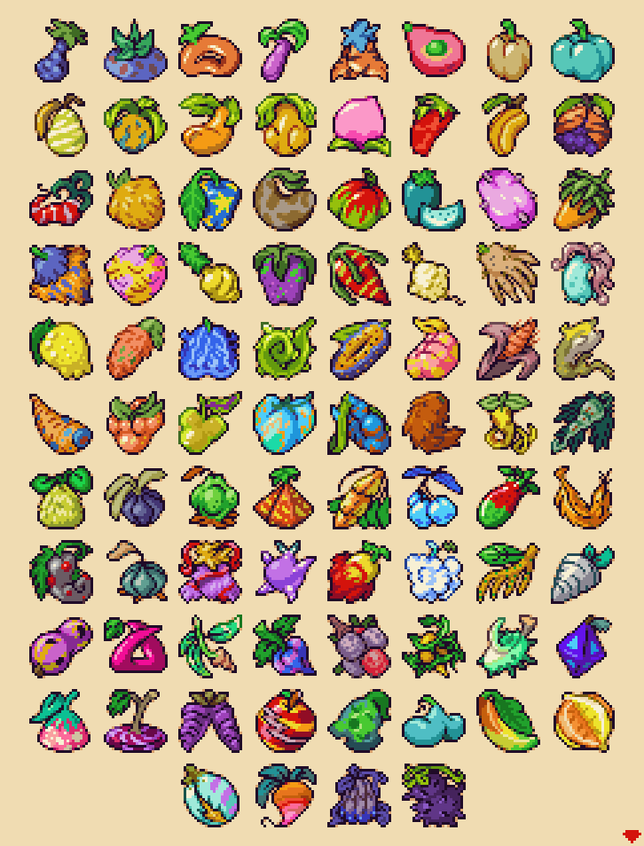 From that one time I drew a ton of tropical fruits from neopets