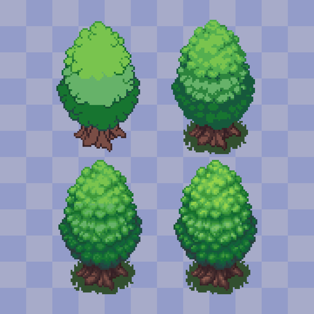 Quick tree art process because it was a lot of fun 🌲