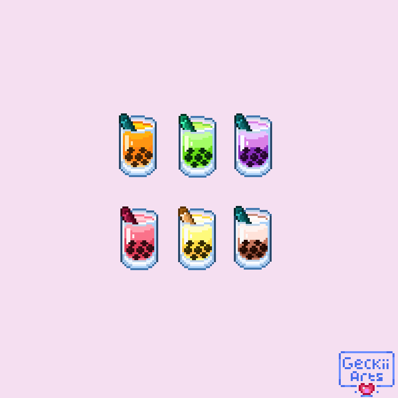 Boba drinks 🧋(32x32)