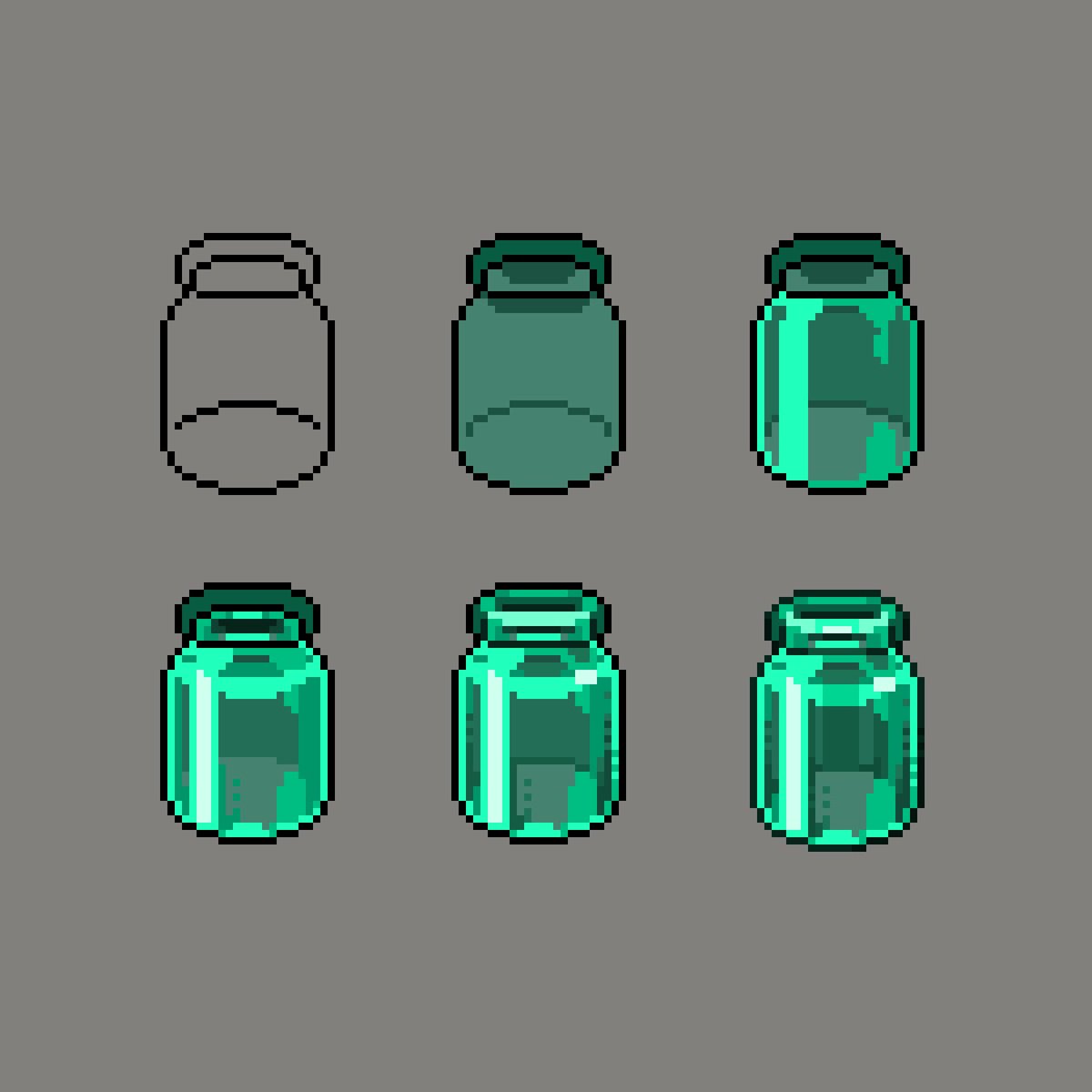 Jar🫙 Showing you how I draw a jar in 6 steps✨