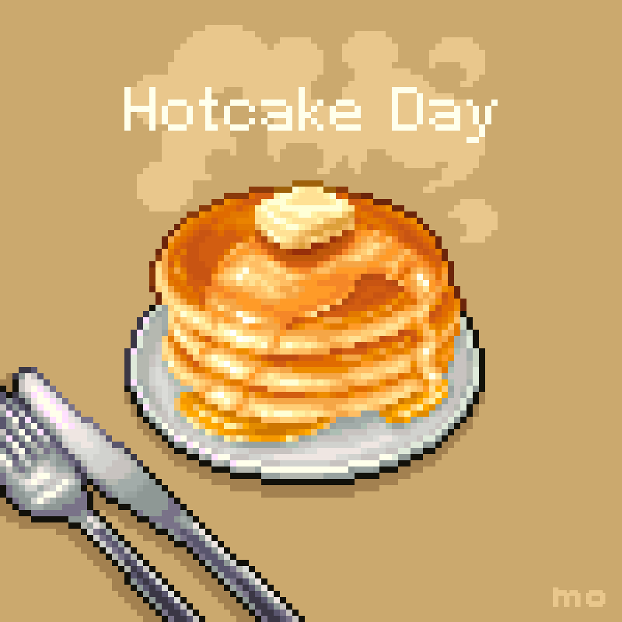 ホットケーキの日🥞🍴 バターをのせてメイプルシロップをかけて😋🥞✨