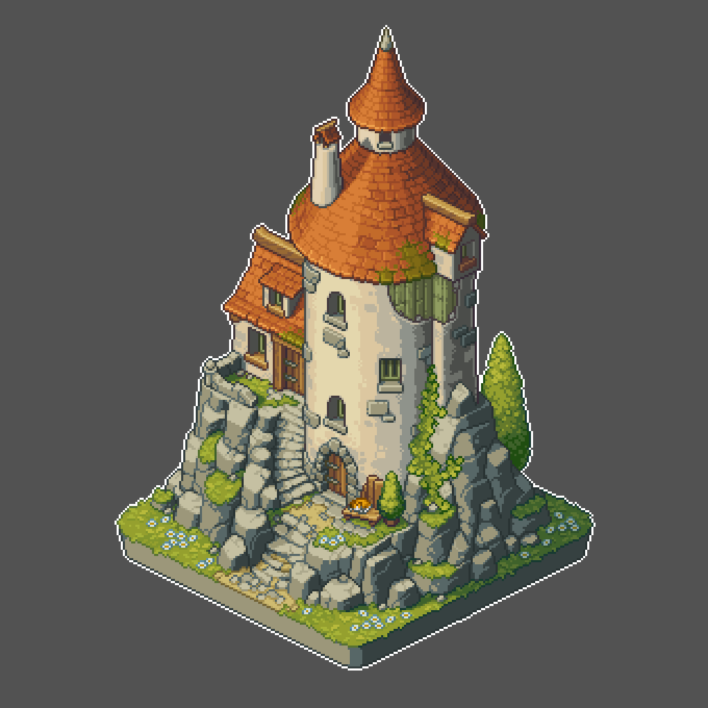 Tower, inspired by @Aurumek_'s art
