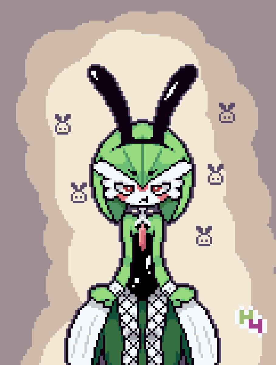 Gardevoir is now Mad! Idk, I thought a bnuy suit will fit her :3
