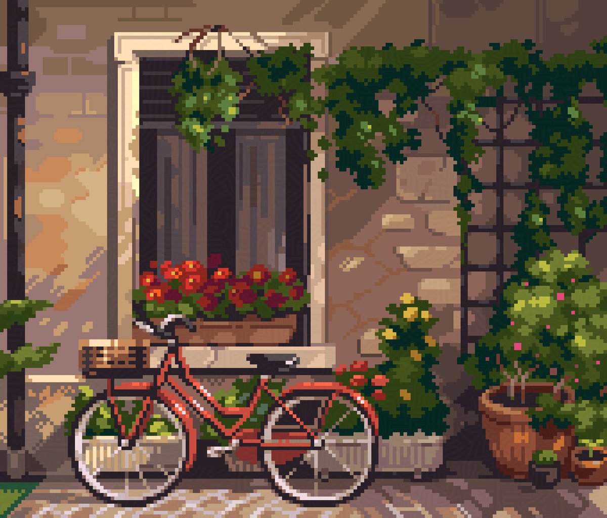 A pixel art from last year