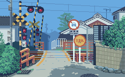 [ 友達の家への道 ]