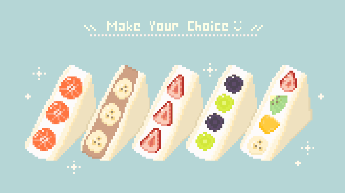 どれにする？🍓🌸