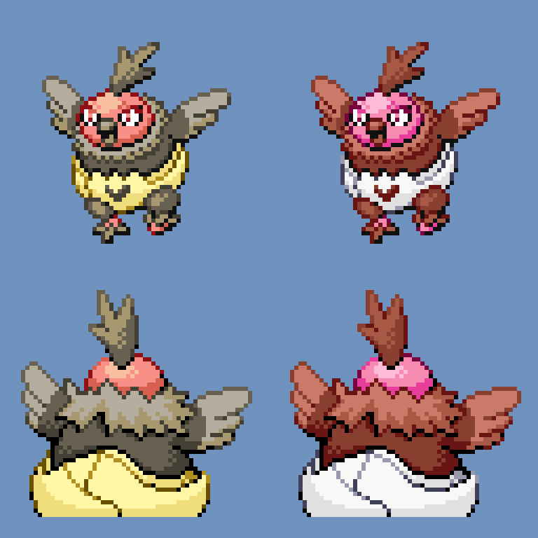 Vullaby and Mandibuzz GBA sprites! Download on my DA: