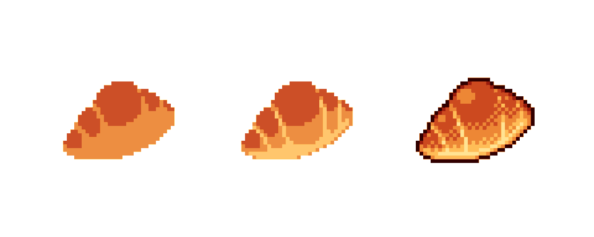 いい感じのパンの描き方🥐