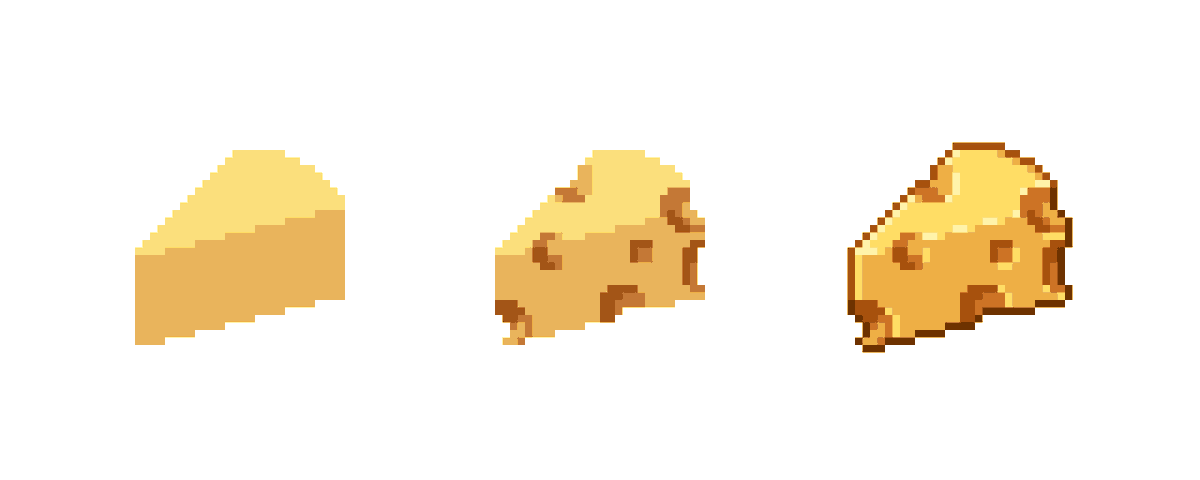 いい感じのチーズの描き方🧀