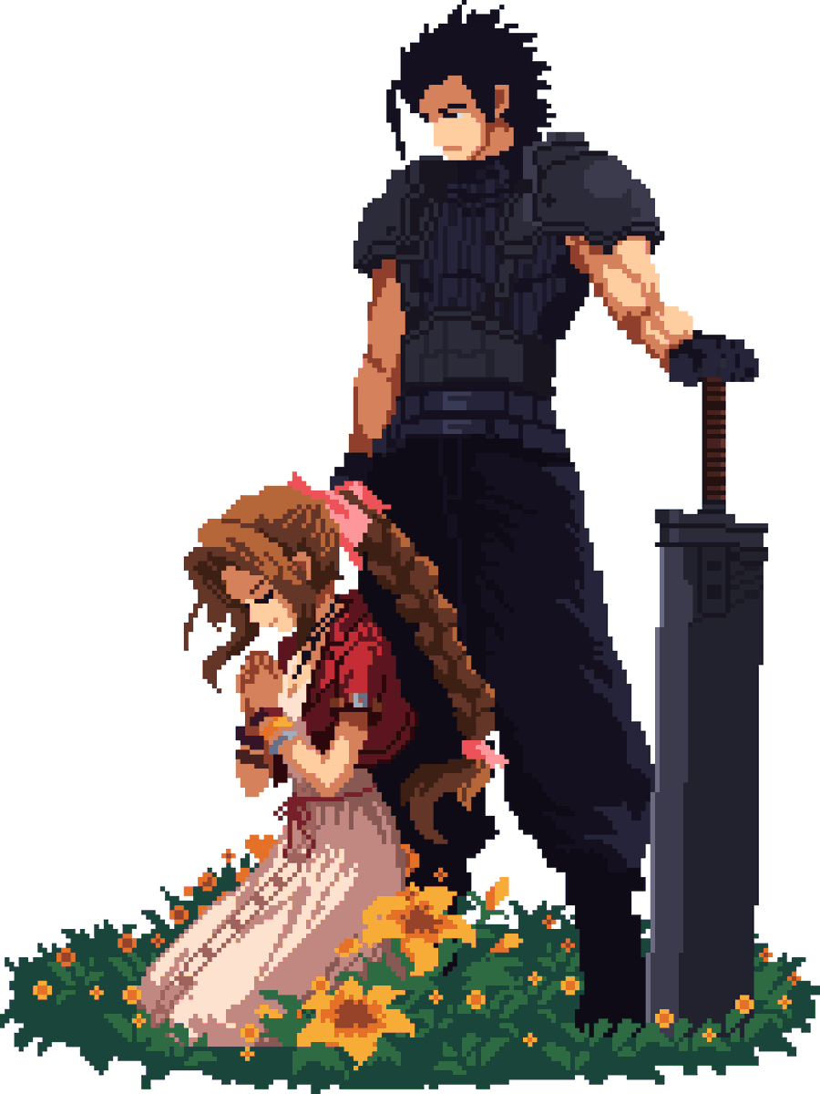 エアリスとザックス [Aerith and Zack]