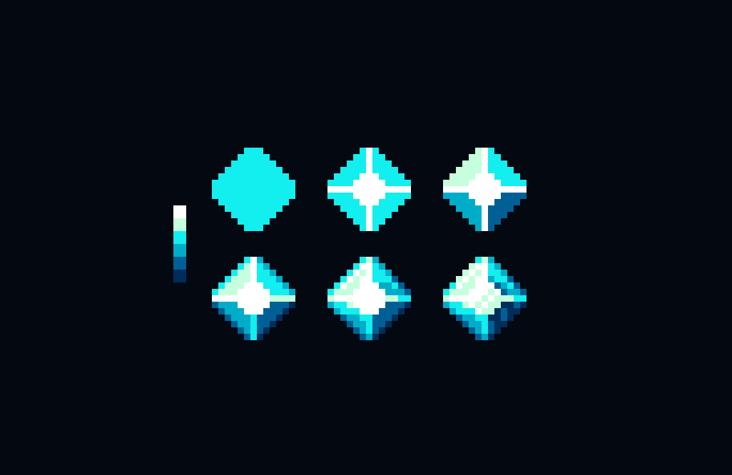 いい感じのクリスタルの描き方💎