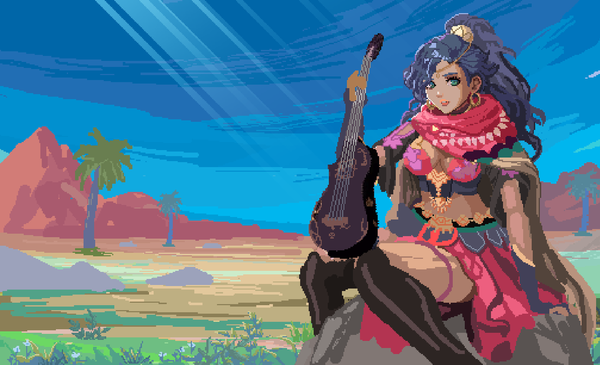 Fire Emblem Fortunes Weave Leda Work in Progress