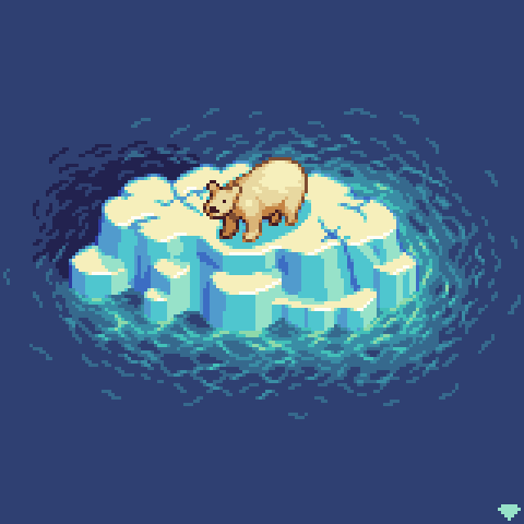 Would you rescue this stranded bear? 🥺