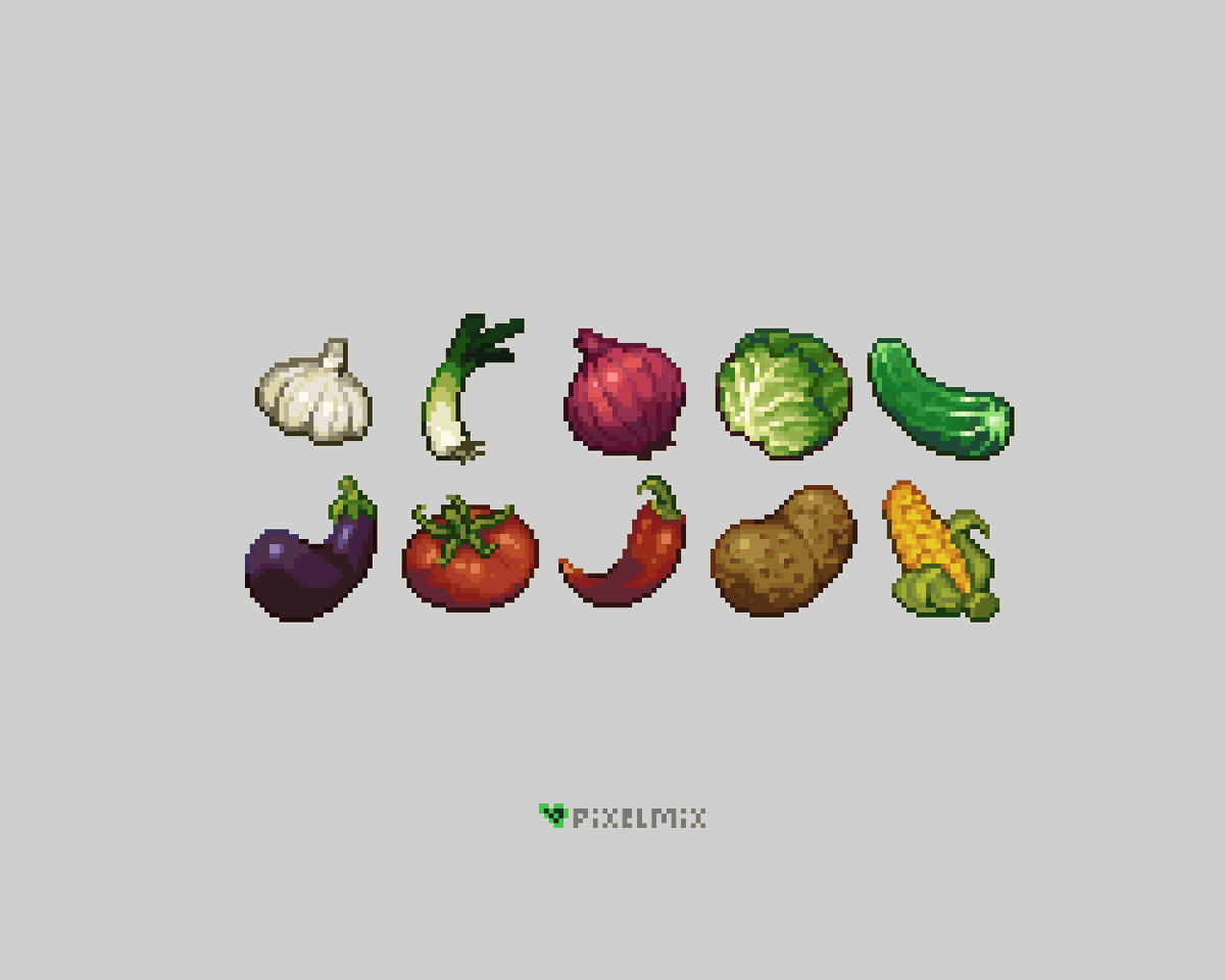 practice making vegetables icon 32x32