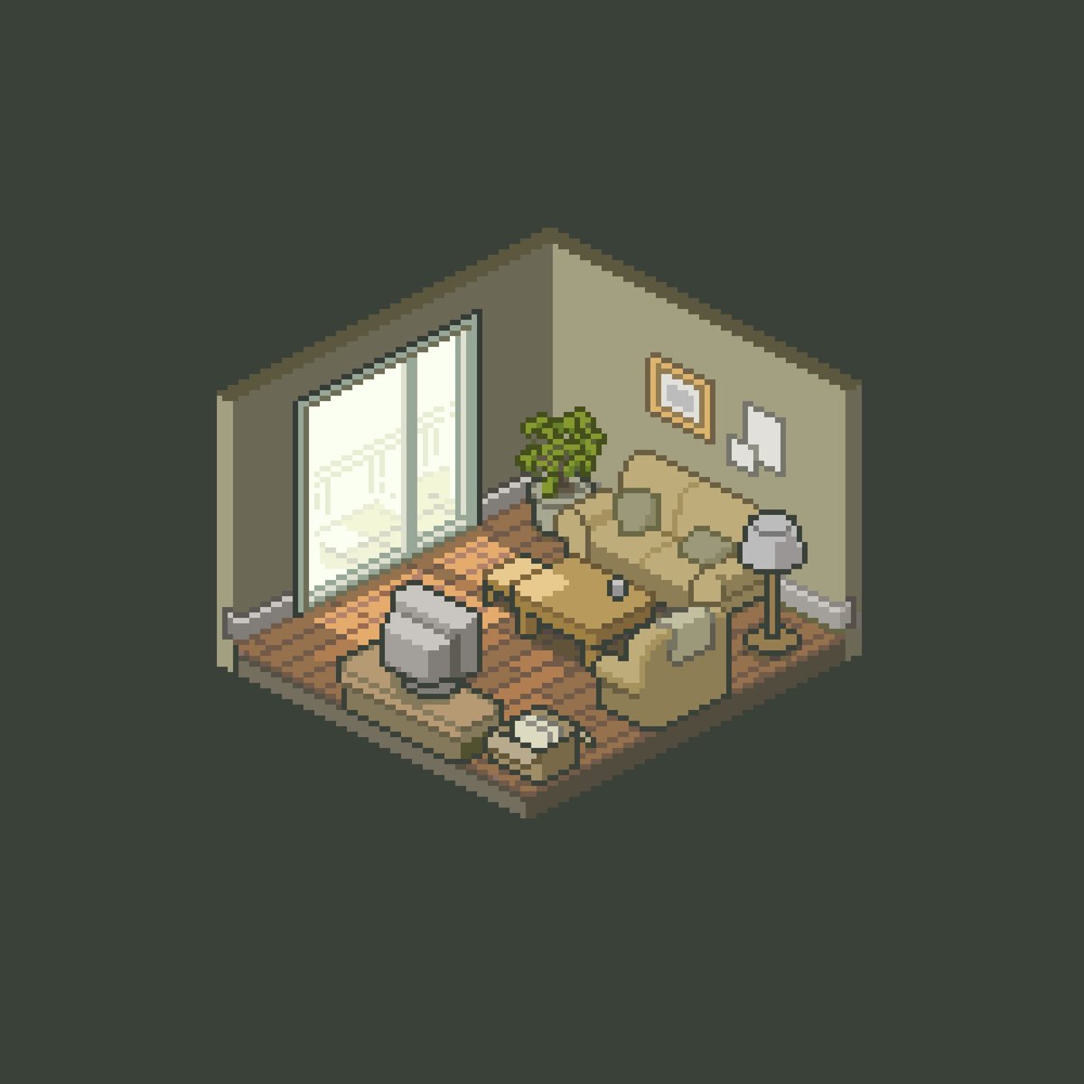 Isometric Pixel Art